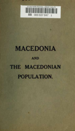 Macedonia and the Macedonian population_cover