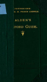 Alden's Oxford guide : with an appendix entitled "Old Oxford", and a new map_cover