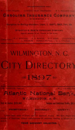 J.L. Hill Printing Co.'s directory of Wilmington, N.C. [serial] 1897_cover