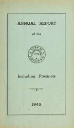 Report by the selectmen of the town of Andover, for the year ending . 1945_cover