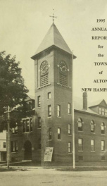 Report of the financial standing of the Town of Alton for the fiscal year ending .. 1995_cover