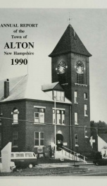 Report of the financial standing of the Town of Alton for the fiscal year ending .. 1990_cover