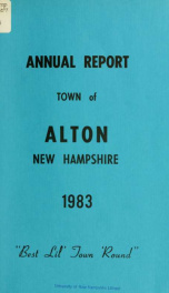 Report of the financial standing of the Town of Alton for the fiscal year ending .. 1983_cover