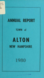 Report of the financial standing of the Town of Alton for the fiscal year ending .. 1980_cover