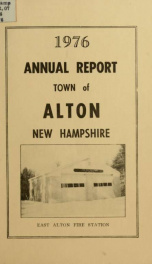 Report of the financial standing of the Town of Alton for the fiscal year ending .. 1976_cover