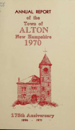 Report of the financial standing of the Town of Alton for the fiscal year ending .. 1970_cover