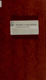 Development of creative approaches to managing peak demand 1986?_cover