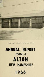 Report of the financial standing of the Town of Alton for the fiscal year ending .. 1966_cover