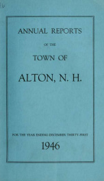 Report of the financial standing of the Town of Alton for the fiscal year ending .. 1946_cover