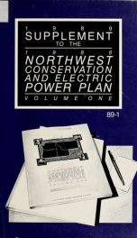 1989 supplement to the 1986 Northwest Conservation and Electric Power Plan 1989 v.1_cover