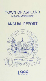 Annual report of the officers of the Town of Ashland 1999_cover