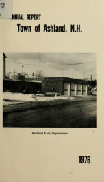 Annual report of the officers of the Town of Ashland 1976_cover