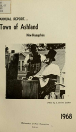 Annual report of the officers of the Town of Ashland 1968_cover