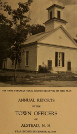 Annual reports of the town officers of Alstead, N. H 1966_cover