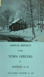 Annual reports of the town officers of Alstead, N. H 1964_cover