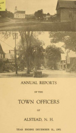 Annual reports of the town officers of Alstead, N. H 1961_cover