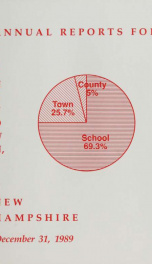 Annual reports of the selectmen, treasurer, and superintending school committee, of the Town of Allenstown, for the year ending . 1989_cover