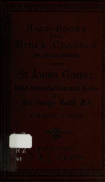 The Gospel according to St. John : with introduction and notes 13_cover