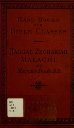 The post-exilian prophets : Haggai, Zechariah, Malachi 8_cover