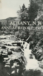 Annual report of the officers of the Town of Albany for the fiscal year ending . 1983_cover