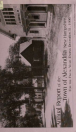 Annual reports of the selectmen, road agents, school board and Haynes Library of the Town of Alexandria 1996_cover