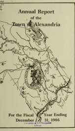 Annual reports of the selectmen, road agents, school board and Haynes Library of the Town of Alexandria 1986_cover