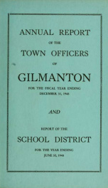 Report of the doings of the selectmen and treasurer of the Town of Gilmanton, for the year ending . 1948_cover