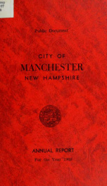 Report of the selectmen of the Town of Manchester 1969_cover