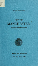 Report of the selectmen of the Town of Manchester 1964_cover