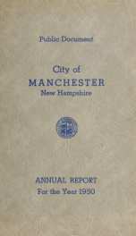 Report of the selectmen of the Town of Manchester 1950_cover