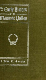 The early history of the Maumee Valley_cover