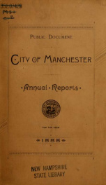 Report of the selectmen of the Town of Manchester 1888_cover