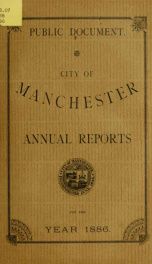 Report of the selectmen of the Town of Manchester 1886_cover