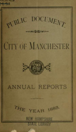 Report of the selectmen of the Town of Manchester 1883_cover