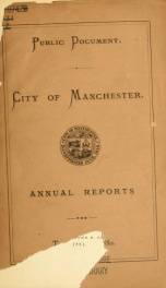 Report of the selectmen of the Town of Manchester 1880_cover