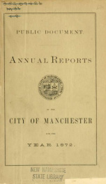 Report of the selectmen of the Town of Manchester 1872_cover