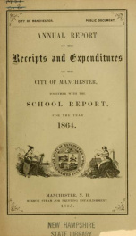 Report of the selectmen of the Town of Manchester 1864_cover