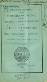 Report of the selectmen of the Town of Manchester 1850_cover