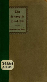 The synoptic problem_cover