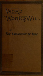 Word, work, & will. Collected papers_cover