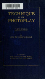 Technique of the photoplay_cover