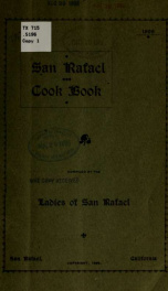 San Rafael cook book;_cover