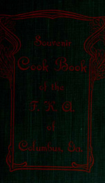 Souvenir cook book of the F. K. A. of Columbus, Georgia .._cover