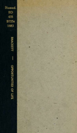 Some of the opportunities, responsibilities and encouragements of life. An address delivered before the Massachusetts Dental Society, at its eighteenth annual meeting, in Boston, December 14, 1882_cover