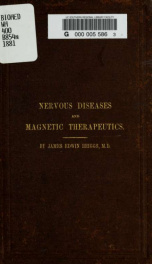 Nervous diseases and magnetic therapeutics_cover