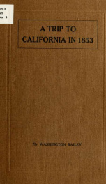 A trip to California in 1853_cover