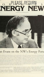 Northwest energy news 1982 V. 1, NO. 1_cover