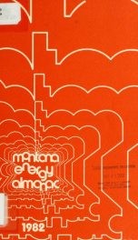 Montana energy almanac 1982_cover