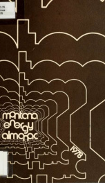 Montana energy almanac 1978_cover