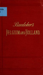 Belgium and Holland. Handbook for travellers_cover